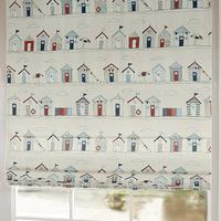 Beach huts roman - Blue