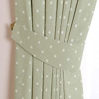 Dotty tieback - Sage