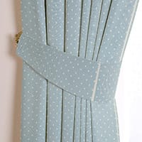 Dotty tieback - Powder blue