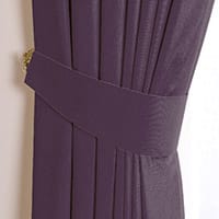 Janeiro tieback - Aubergine