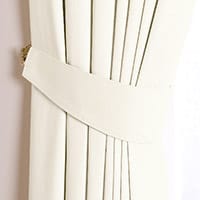 Janeiro tieback - White