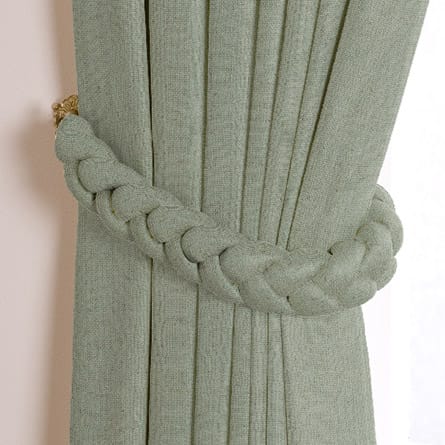 Plaited tieback