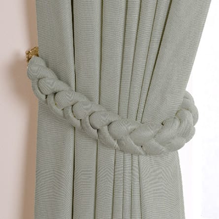 Plaited tieback