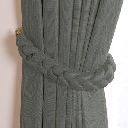 Plaited tieback