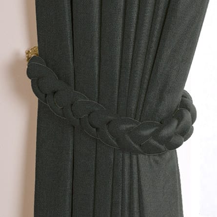 Plaited tieback